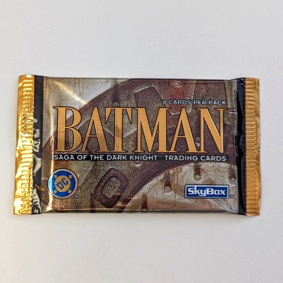 DC Batman: Saga of the Dark Kight Trading Cards - SkyBox 1994,  3 packs for $35 - Picture 1 of 2